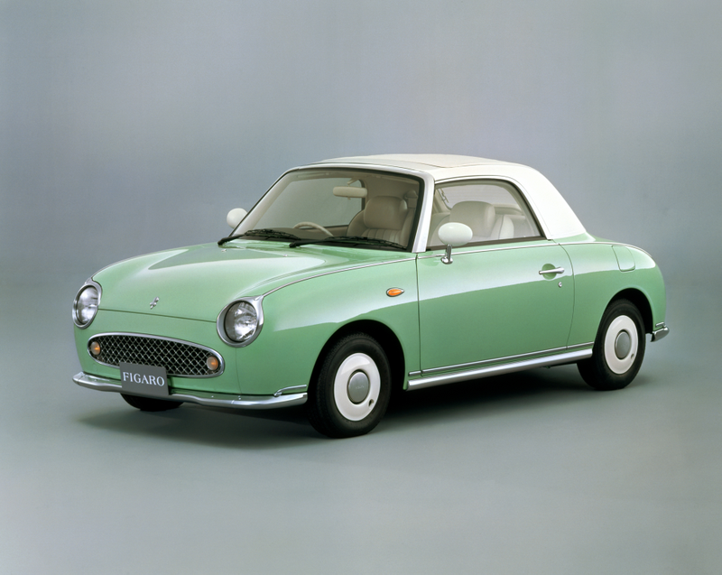 Illustration for article titled The Nissan Pao's Press Pics Have Dinosaurs, Are The Greatest Ever